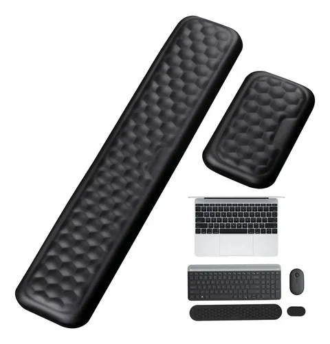 Reposamuñecas Para Teclado Y Ratón Juego De 2 Piezas