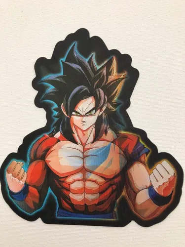Sticker 3d Movimiento Dragon Ball Goku Fase 4 Super Saiyajin Sticker 3d Movimiento Dragon Ball Goku Fase 4 Super Saiyajin