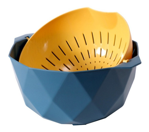 Practico Bowl Colador Moderno Diseño Doble Capa Multifuncion
