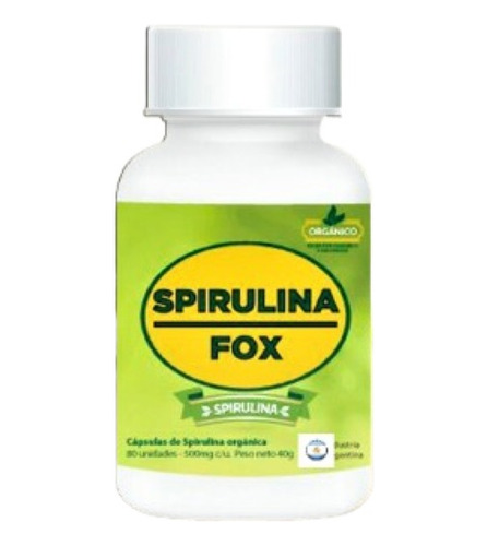  Spirulina Pura +5 Frascos X  60 Comp + Spirulina Fox 