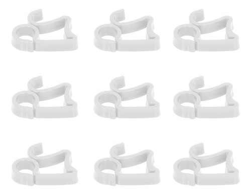 Ganchos Navideños Para Luces Tipo Canalón, 150 Clips