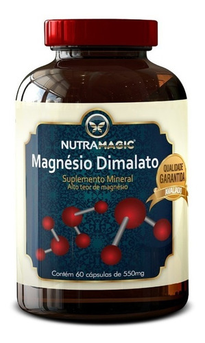 Magnésio Dimalato 60 Cápsulas - Recomendado