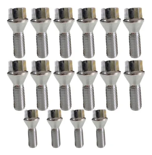 comprar Jogo Parafuso Roda Cromado Fiat Palio 2000 2001 2002 2003 04