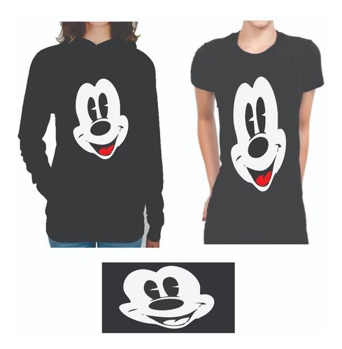 Paquete Sudadera Playera Y Cojin  Mickey Mouse