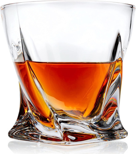 Juego De 2 Vasos De Whisky, Piedras De Whisky Bourbon, Pinza Color Marrón