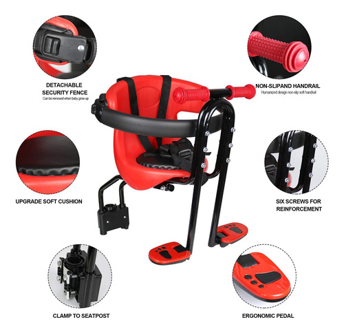 Asiento De Bicicleta Para Bebés Innolife - Asiento Para Bici