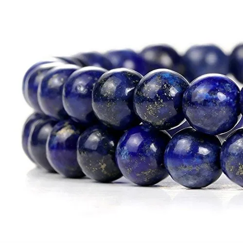 45 Cuentas De Lapislázuli De 8mm Para Hacer Joyas - Diy