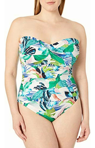 La Blanca Bañador Bandeau De Una Pieza Para Mujer,