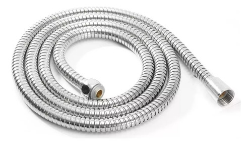 Manguera Ducha Flexible Extensible Cromada 2mts Inoxidable