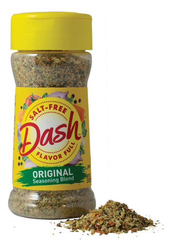 Dash Mezcla De Condimentos Sin Sal, Original, 2.5 Onzas