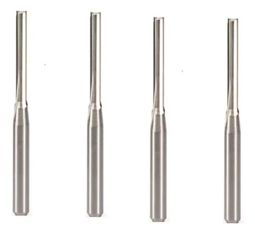 4x Fresa 2mm X 17mm Fresa Cnc De Usinagem Direta