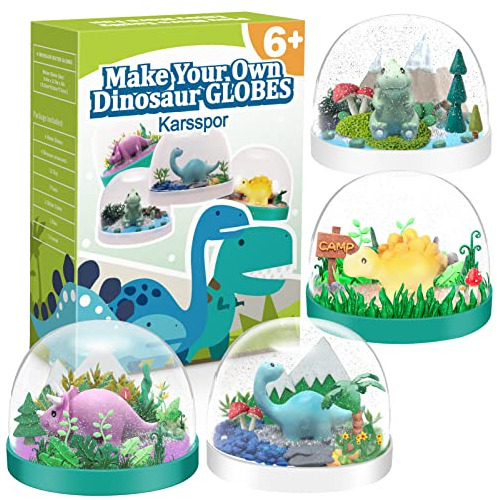 Kit Hacer Un Globo De Nieve De Dinosaurio, 4 Piezas De ...