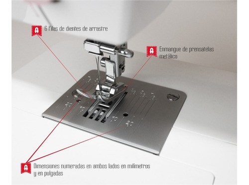 Imagen 5 de 9 de Máquina De Coser Doméstica Style 40 Alfa
