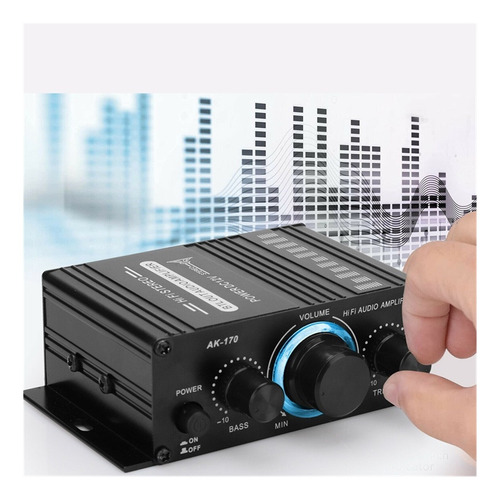 Amplificador De Potencia De Audio Estéreo Digital Hifi, 2