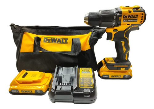 Taladro Inalambrico Dewalt Percutor 1/2  20v Dw Dcd709d2-b4