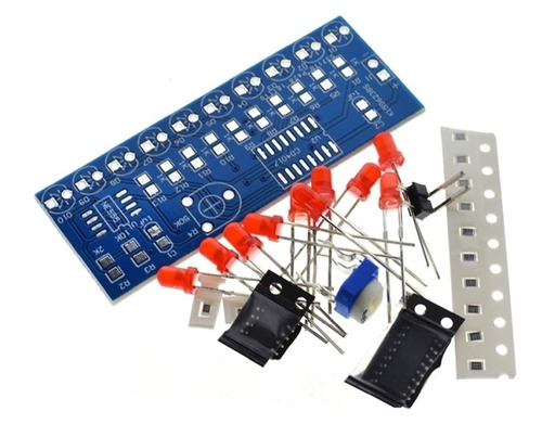 Kit Para Montar De Sequencial De Led Com Ne555 E Cd4017