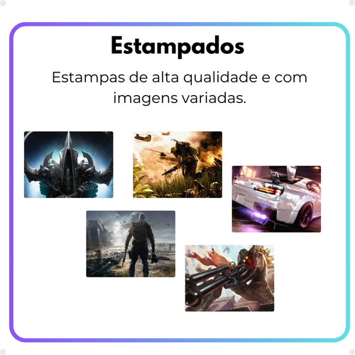 Mousepad Atacado / Revenda Cx Fechada Com 50 Peças