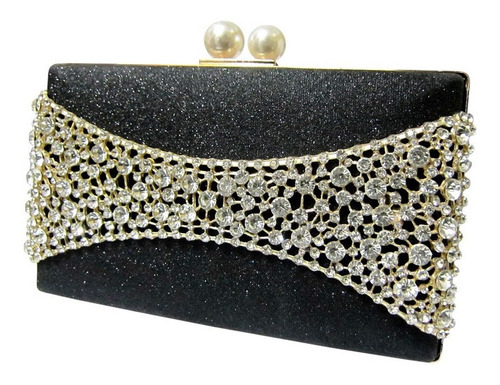 Cartera Fiesta Clutch Celebridad Negro Oferta