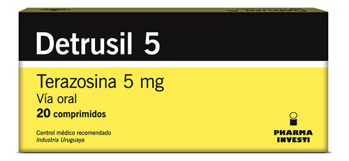 Detrusil® 5mg X 20 Comprimidos