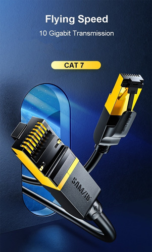 Imagen 7 de 10 de Cable De Red, Lan,ethernet,internet Sstp Cat 7 , 20 Metros