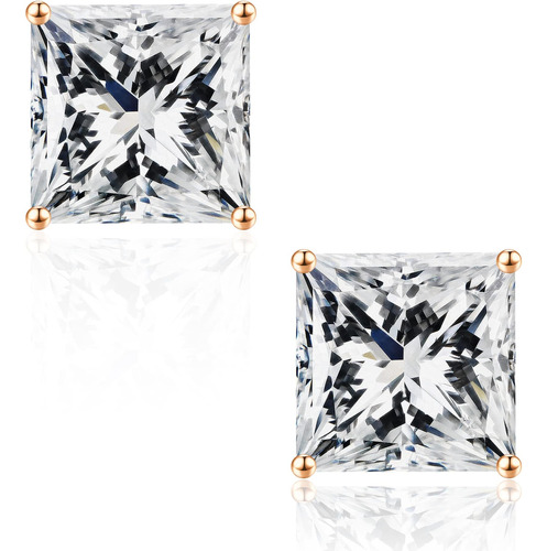 Smilest Pendientes De Diamante Moissanite De 0,8 Quilates Pa