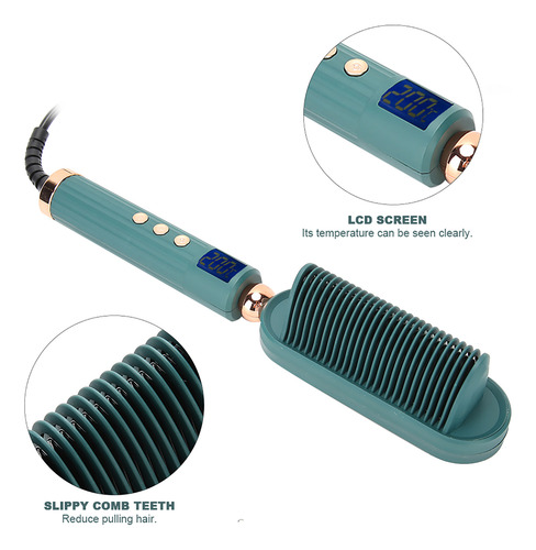 Peine De Pelo Eléctrico, Alisador Iónico Profesional
