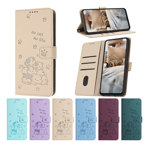 Funda Protectora Tipo Cartera Para Huawei Honor X9b Huawei Magic 6 Lite Con Tarjetero