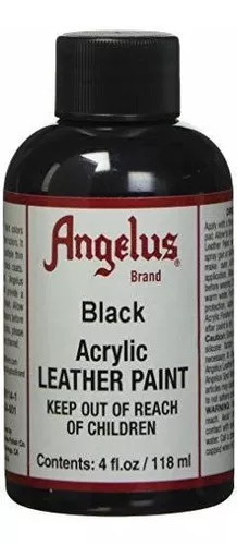 Angelus Leather Paint 4 Oz Black 