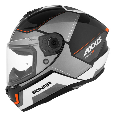 Casco Moto Integral Axxis Draken Sonar B15 Rojo Brillo