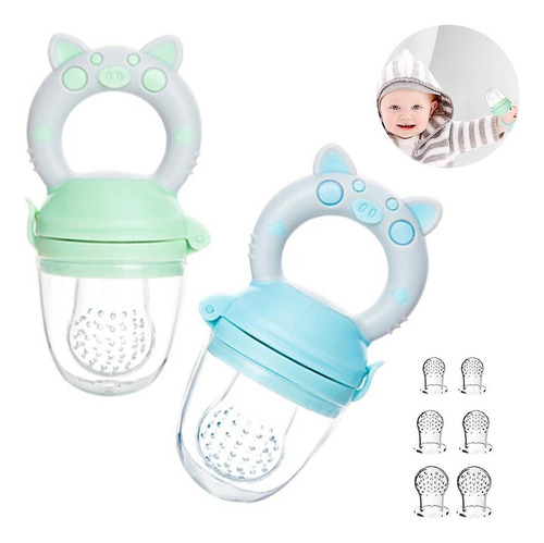 Chupete Alimentador Bebe Antihongos Frutas Y Verduras
