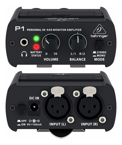 P1 Behringer Amplificador Monitoreo Personal + Garantía