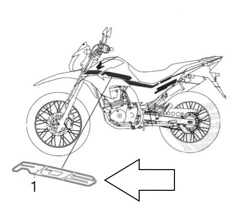 desenho de moto 160
