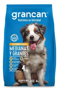 Croqueta Grancan cachorro para razas medianas y grandes 4Kg