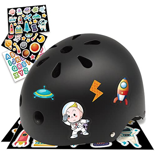 Solo Para Niños Bike Helmet With Diy Stickers For Toddler