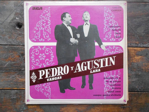 Pedro Vargas Y Agustin Lara  Lp Vinilo Mexico. Ex