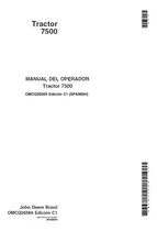 Comprar Manual De Uso Y Mantenimiento Tractor John Deere 7500