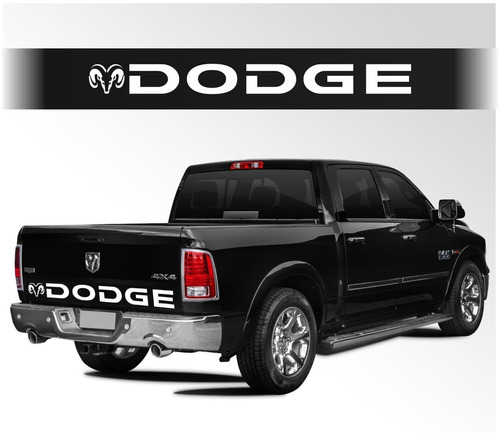 Adesivo Dodge Ram Caçamba Tampa Traseira Cmba07