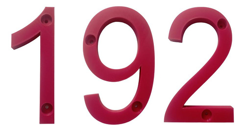Números Para Oficina 3d, Mxdru-192, Número 193, 17.7cm Altur