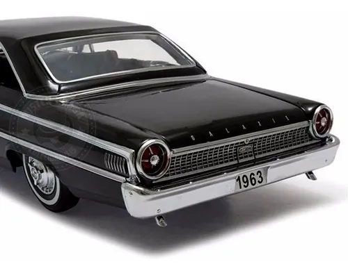 Miniatura Ford Galaxie 500 Xl 1963 Preto Sun Star 1/18 | MercadoLivre