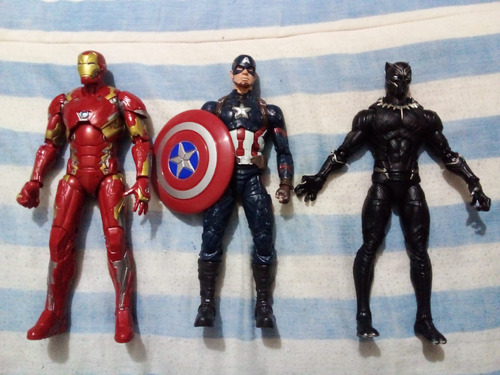 Avenges Lote De Figuras - Civil War- Marvel
