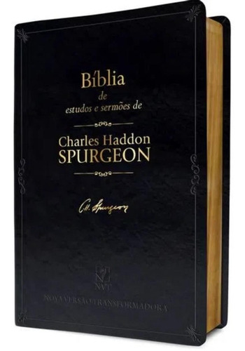 Imagem 3 de 9 de Biblia Charles Spurgeon De Estudos Nvt Letra Grande