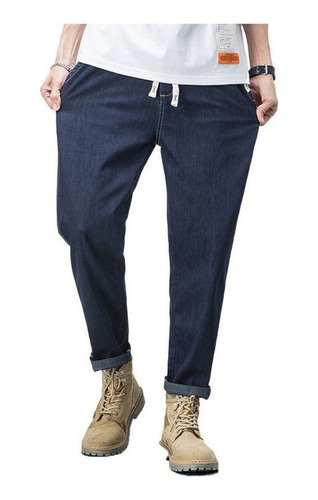 Pantalones Vaqueros Holgados De Talla Grande Para Hombre