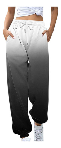 Pantalones Holgados Largos P Para Mujer, Pantalones Lisos De