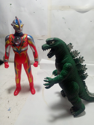 Godzilla Vintage Antigua Más Ultraman Bootleg