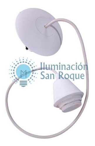 Colgante Luminaria Armado (floron,cable,portalampara E27)