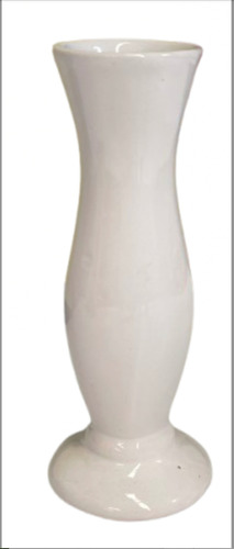 Florero De Ceramica Esmaltada Violetero Chico (6 Pzas) Blanco Violetero 18