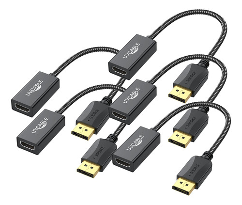 Adaptador Displayport A Hdmi, Paquete De 5, Puerto De Pantal