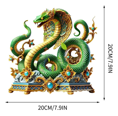 Decoración De Mesa Acrílica Con Diseño De Serpiente Para Dec