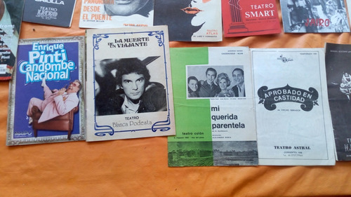 Coleccion 32 Programas Antiguos De Teatro