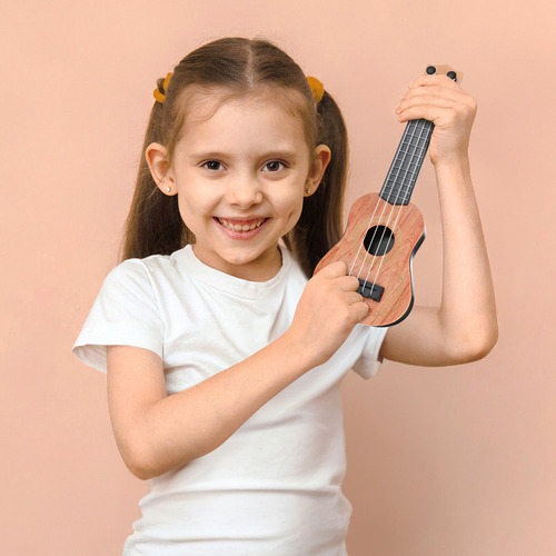 Instrumentos Musicales For Bebés, Ukelele, Juguete For Niñ